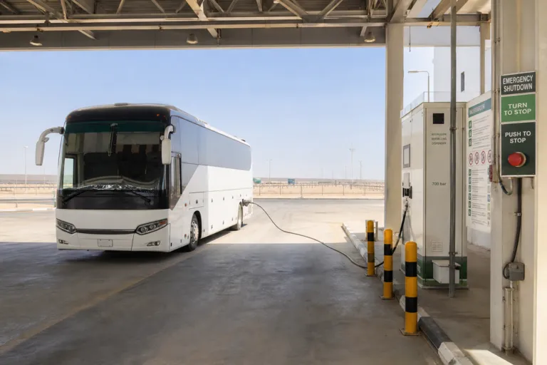 Saudi Arabia’s First Hydrogen Intercity Coach: What the 359 Km Dammam–Al Ahsa Route Proves for Cleaner Long-distance Transit