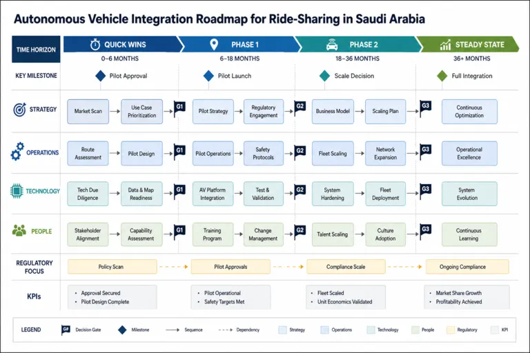 Autonomous Vehicle Integration for a Ride-Sharing Company
