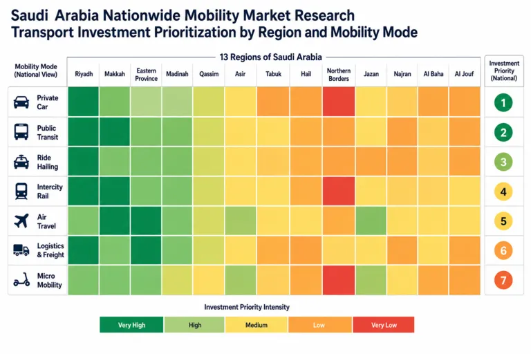 Saudi Mobility Market Research to Support Data-Driven Transport Investment