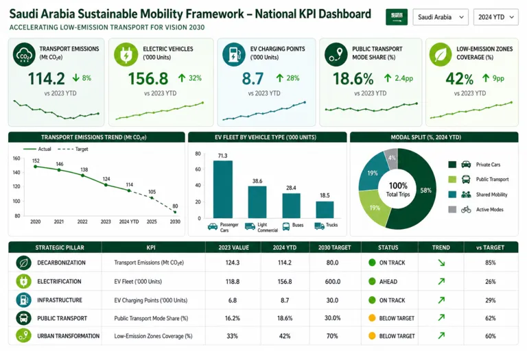 Driving Sustainable Transport Initiatives Across Saudi Arabia’s Mobility Sector