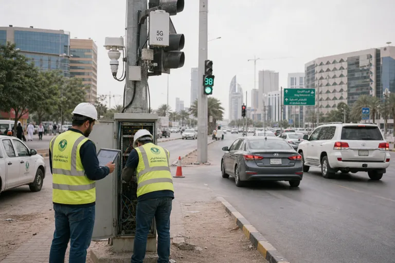 V2X Saudi Arabia: The Electric Pulse Connecting Cars, Roads, and Cities in Real Time