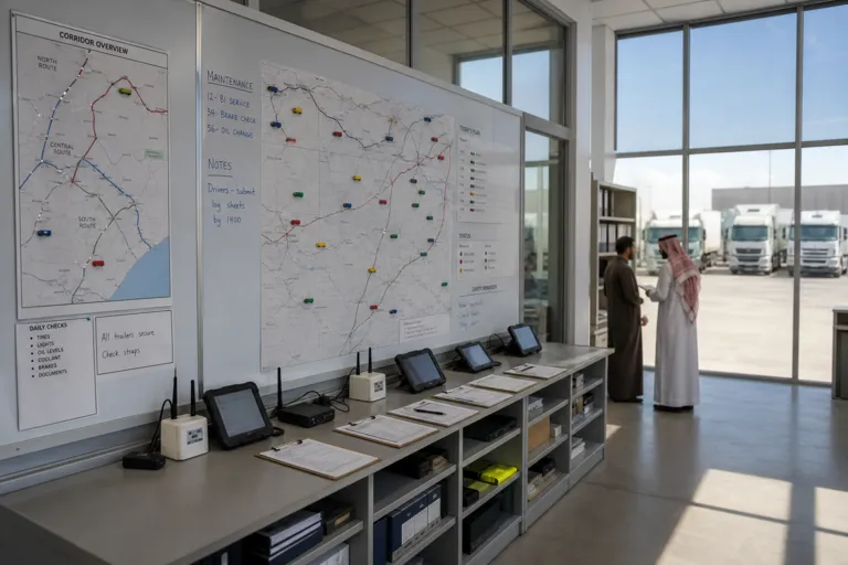 Connected Fleets on Saudi Highways: Cut Costs With Saudi Fleet Telematics Management