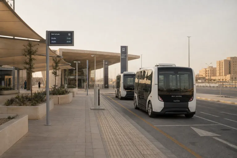 Solving the Last Mile With Autonomous Feeder Shuttles for Riyadh Metro Stations