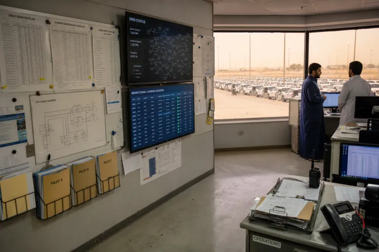 Saudi Vehicle-to-grid V2G Charging: Turn EV Fleets Into Reliable New Revenue