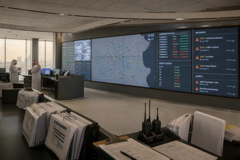 One Control Room, Thousands of Moves: Hajj Bus Fleet Management With GPS Tracking
