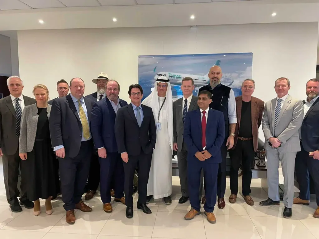 The U.S.-Saudi Business Council led 12 U.S. AAM companies on a February 2025 mission to Jeddah and Riyadh to help position Saudi Arabia as the MENA leader in advanced air mobility.