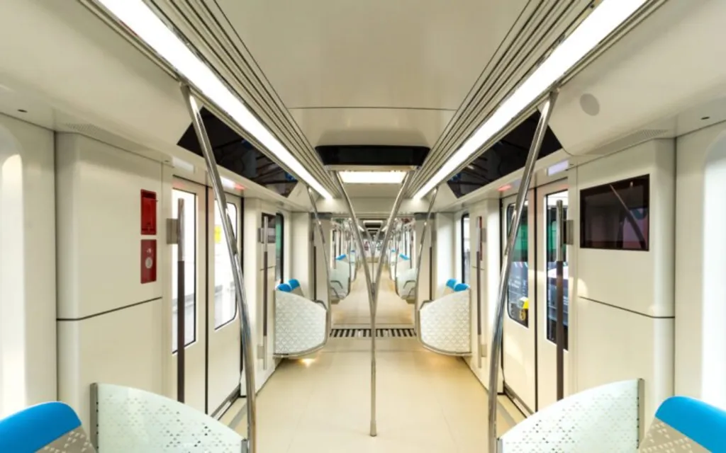 Inside Siemens Riyadh Metro Train